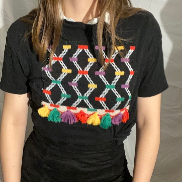 Zara Trafaluc black T Shirt - Picture 2 of 9